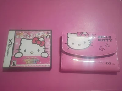 Estuche de Viaje Hello Kitty Nintendo 3DS XL Rosa y Juego Hello Kitty Nintendo DS  Foto 1 de 4