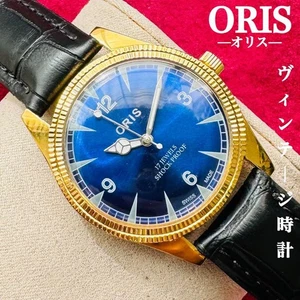 ORIS Vintage Herren Schweizer Handaufzug Uhr 35mm Mechanisch Edelstahl 656 - Bild 1 von 24