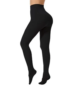 Opaque Tights for Women High Waist Control Top Pantyhose Run Resistant Footed... - Picture 1 of 6