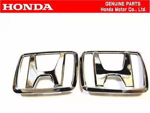 Juego de emblemas de insignia delantera y trasera HONDA 88-91 CIVIC Si DX EX RT EF9 SIR genuino OEM - Imagen 1 de 2