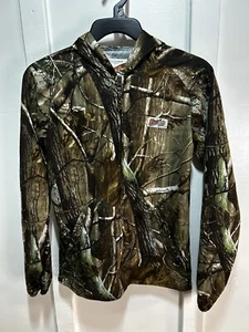 GameHide Insect Shield Hunting Zip Up Hoodie Mossy Oak Camo Youth Medium - Picture 1 of 8
