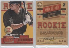 2013 Panini America's Pastime Gold /25 Derek Dietrich #198 Rookie RC