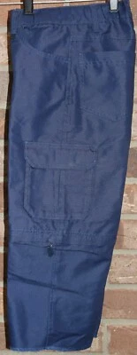 Unisex Size 4 Youth Cub Boy Scout Blue Switchback Uniform Pants Zip Off Bottoms - Image 1 of 4