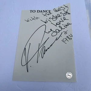 Valery Panov Galina signed CUT￼ Author hologram  - Picture 1 of 2