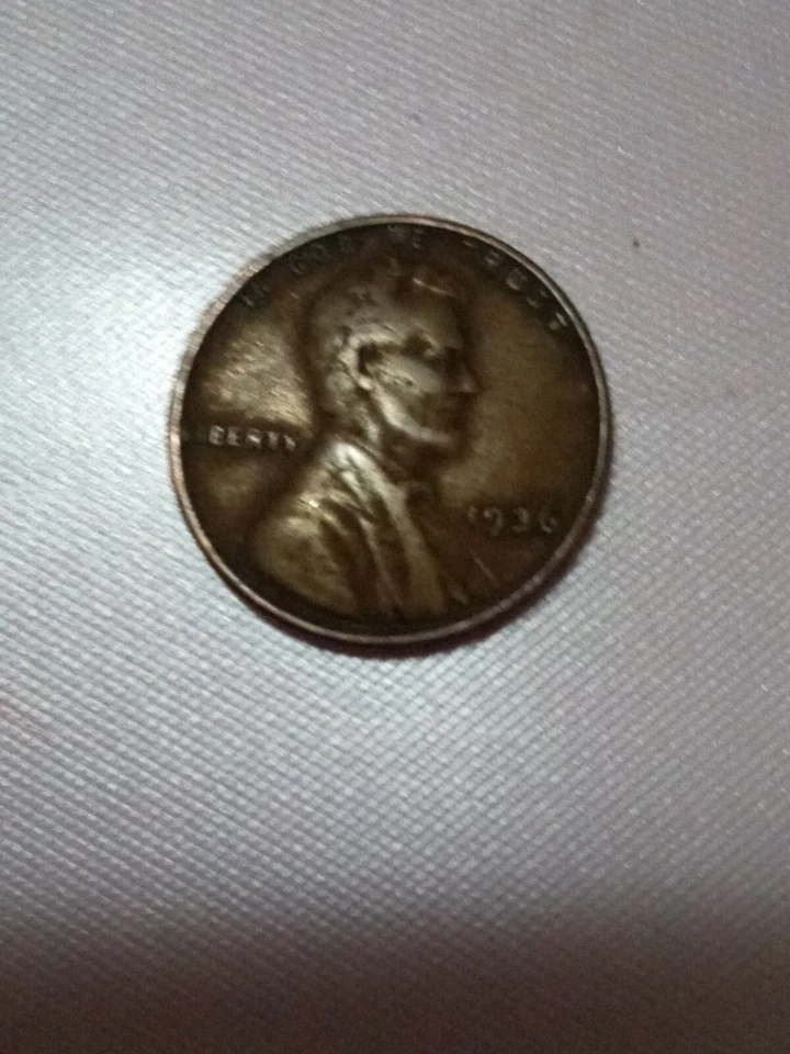 1936 Lincoln Wheat Penny No mint mark - Image 1 of 1