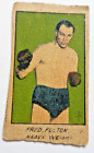 Reverse Image 1920 W519 W519-2 #16 FRED FULTON BOXING HAND-CUT STRIP CARD