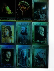 2013 GAME OF THRONES SEASON 2 FOIL LOT (34) ALL DIFFERENT