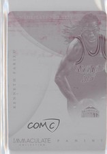 2013 Immaculate Nameplate Nobility Printing Plate Magenta 1/1 Kenneth Faried 0f8