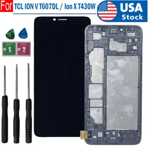 Repair LCD Display Touch Screen Digitizer + Frame For TCL ION X T430W / V T607DL - Picture 1 of 5