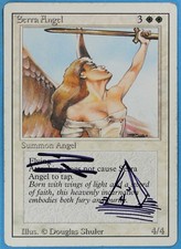 Serra Angel Revised PLD Uncommon Artist Signed Altered CARD (sa5896) ABUGames