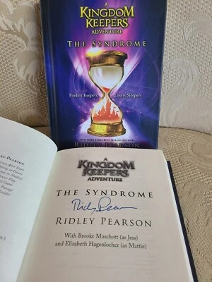 SIGNED A Kingdom Keepers Adventure The Syndrome - Hardcover By Pearson, Ridley - Image 1 of 4