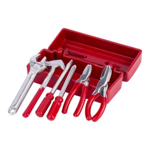 1/10 RC Accesorios Coche Caja de Herramientas Metal Alicates Martillo Juego de Llaves para SCX10 D90 - Imagen 1 de 17