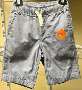 The Childrens Place Gray Drawstring Elastic Waist Boys Shorts w/Pockets Sz 6 New - Picture 1 of 12