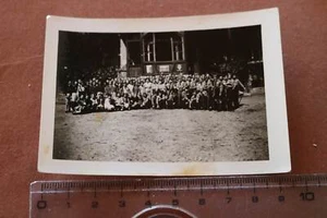 Vecchia foto di gruppo papponi, giovani e ragazze - KLV Lager Trota Tresenburg  - Foto 1 di 5