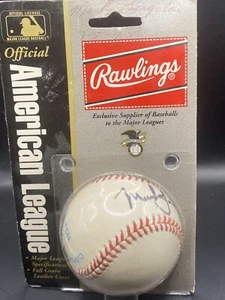 Autographed Baseball - Mark Langston California Angels (Rawlings RO-A Brown) - Picture 1 of 2