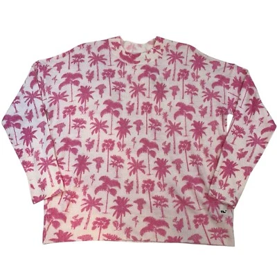 Nuevo con etiquetas Suéter Vineyard Vines Para Mujer Mezcla de Lana Cuello Redondo Palmera Talla Mediana Foto 1 de 4
