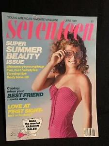 SEVENTEEN Magazine-June 1981. Super Summer Beauty Issue! - Picture 1 of 7