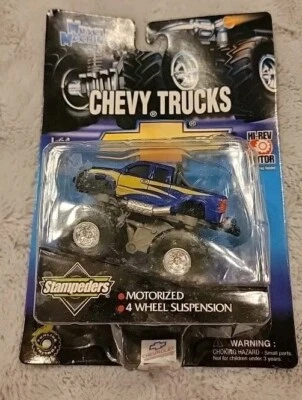 2001 Funline 4X4 Laser Stampeders Chevy Trucks Series Motorized Chevy Truck 1/64 - Image 1 of 4