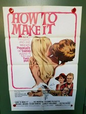 1969 HOW TO MAKE IT One Sheet Poster 27"x41" Vic Morrow ROGER CORMAN THRILLER