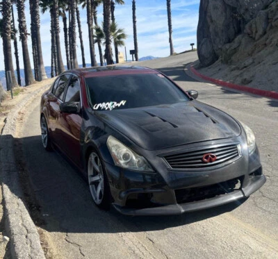 Carbon Fiber Hood Terminator For 08-13 4dr Infiniti G37 Foto 1 de 4