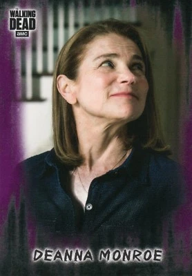 2018 Walking Dead Hunters & Hunted, #40 Deanna Monroe Purple Base Card #08/10 - Image 1 of 2