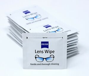 Zeiss Pre-Moistened Wipes Lens Smartphone Screen LCD Optical Camera Clean 20 ct