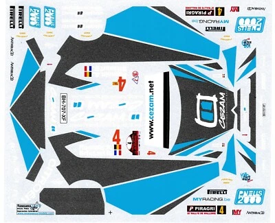 Decal 1/24 Citroen C4 WRC Rally Wallonie 2011 Renaissance 316 - Immagine 1 di 2