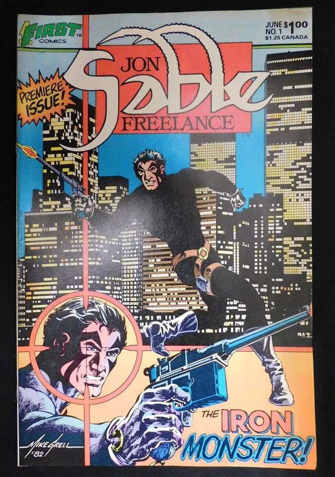 JON SABLE FREELANCE 1-56 FIRST COMIC SET COMPLETE MIKE GRELL JONES 1983 VF- - Image 1 of 1