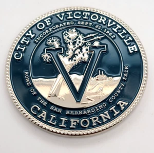 City Of Victorville 2" Challenge Coin - Picture 1 of 2