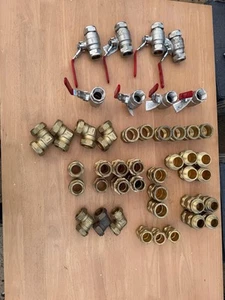 28mm & 35mm Compression Fittings Job Lot - 53 pieces in total - Picture 1 of 3