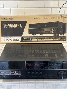 Yamaha RX-V383 5.1-Channel 4K Ultra HD AV Receiver No Remote - Picture 1 of 13