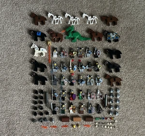 Lego Vintage 90er 00er Minifiguren Lot-Burg Ritter, Fantasy, Wikinger & mehr! - Bild 1 von 23