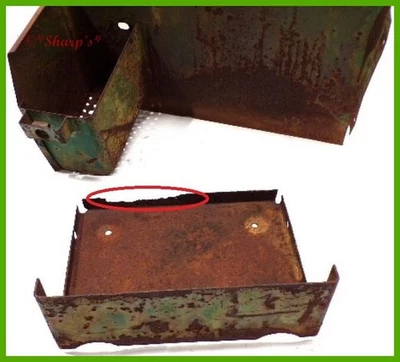 AM1793T AM1800T* John Deere 40 420 Battery Tray with RH Battery Door * Originals - Image 1 of 4