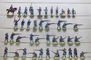 41 Zinnfiguren Preussen Reserve Infanterie Napoleon 30mm bemalt - Bild 1 von 1