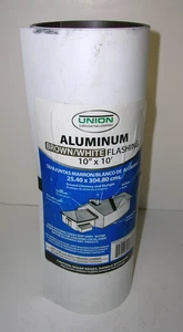 Union Wellpappe 10 Zoll x 10 Fuß Aluminiumrolle blinkend BRAUN/WEISS Heimwerker - Bild 1 von 4