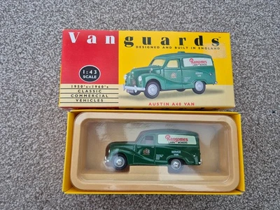 1/43 CORGI VANGUARDS RANSOMES LAWNMOWERS AUSTIN A40 VAN DIECAST MODEL VA3000 - Image 1 of 4