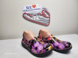 Spring Step Damenschuhe Clog Slipper rutschfest Gesundheit Blumenmuster Größe 8,5 M - Bild 1 von 11