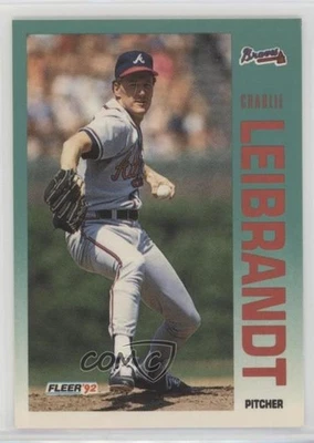1992 Fleer Charlie Leibrandt #361 - Image 1 of 2