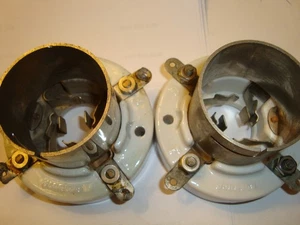 Ein passendes Paar Vintage Röhrenfassungen, für 4-polige Röhren, 845, 211/VT-4C, etc. - Bild 1 von 4