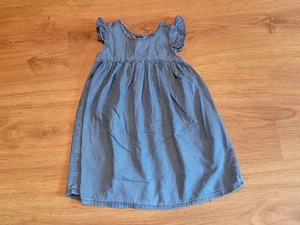 Old Navy Lightweight Denim Sun Dress Girls Size 5T - Picture 1 of 4