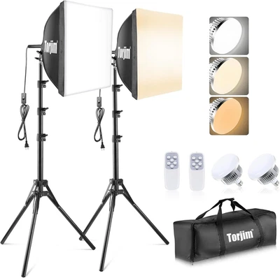 Softbox Photography Lighting Kit, 16'' X 16'' Professional Softbox Lighting Kit - Image 1 of 4