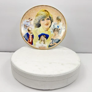 ROYAL WORCESTER Prinzessin Diana Gedenktafel Danbury neuwertig im Laufe der Jahre - Bild 1 von 13