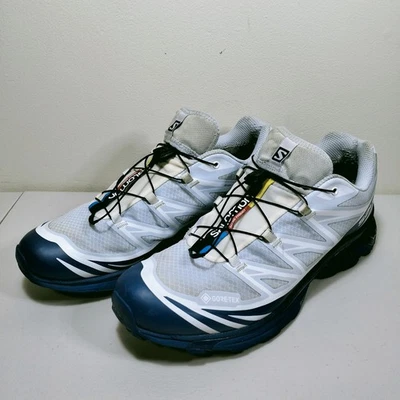 Salomon XT-6 Gore-Tex 'Blue Print Heather White' (L4729190031) Used Size M10 US  - image 1 of 4