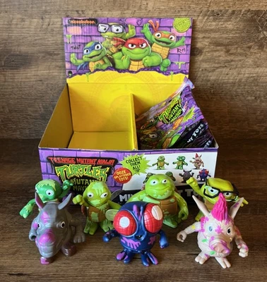 TMNT Mutant Mayhem Mini Tots Blind Bag Lot Of 7 Complete Set With Box 2024 NICE! - Image 1 of 4