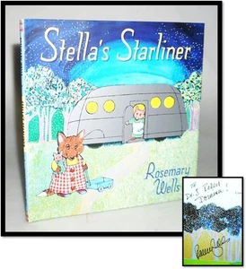 Rosemary Wells / Stella's Starliner SIGNED Association Copy 2014 New Giftable - Imagen 1 de 5