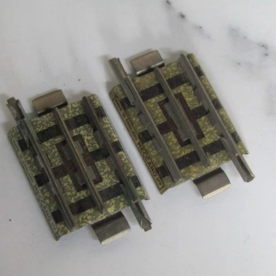 Hornby Dublo Electric 3 Rail 1/8 1/8th Straight Track x 2 - Image 1 of 2