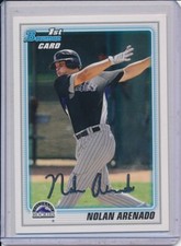 NOLAN ARENADO 2010 BOWMAN PROSPECTS PAPER #BP91 1ST BOWMAN