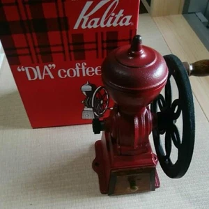 Kalita Dial Mill Red 42137 Cast iron Coffee Grinders Kitchen Maker Analog - Picture 1 of 10