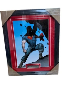 SUPERMAN DC Comics Jim Lee Original 16x12 Licencia Oficial Impresión Arte Enmarcado - Imagen 1 de 4