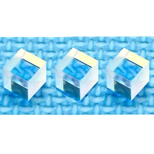 3pcs Polarizing Beam Splitter PBS Cube Splitter Prism for 630-660nm Red laser - Picture 1 of 8